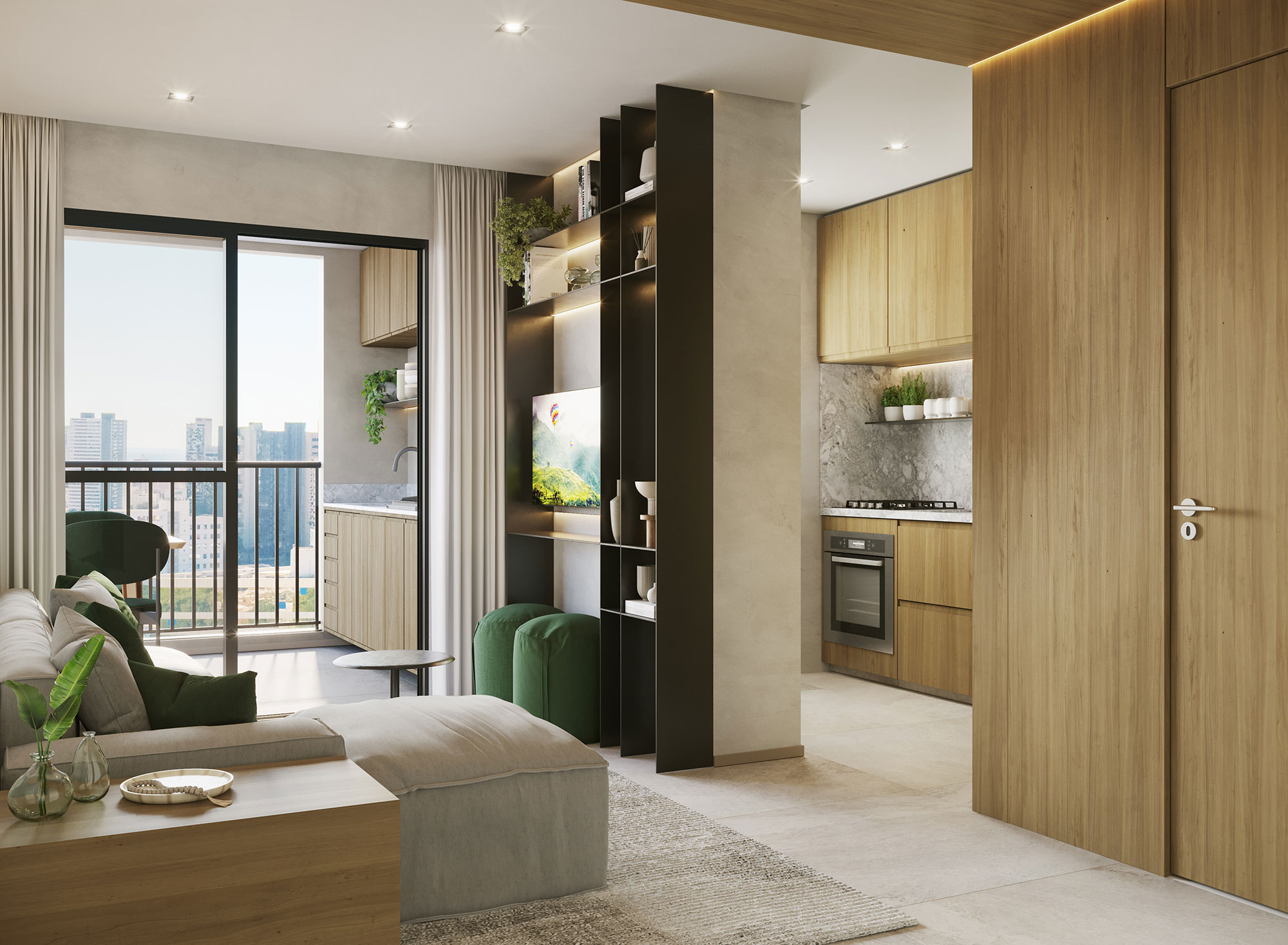 planta de 66 m²
